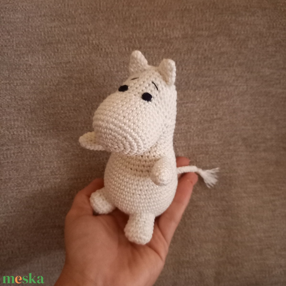 Horgolt múmin (moomin) - játék & sport - plüssállat & játékfigura - más figura - Meska.hu