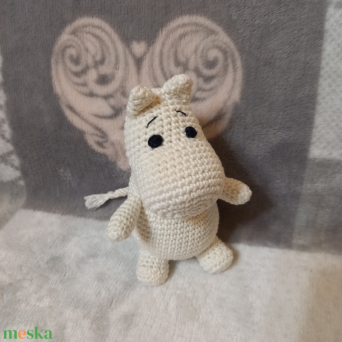Horgolt múmin (moomin) - játék & sport - plüssállat & játékfigura - más figura - Meska.hu