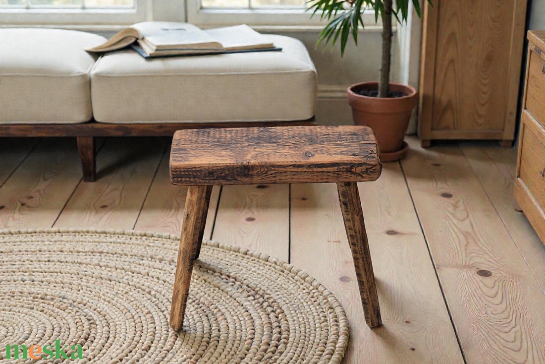 Népi fa kis szék sámli....tervezett reprodukció - otthon & életmód - bútor - szék & fotel - Meska.hu
