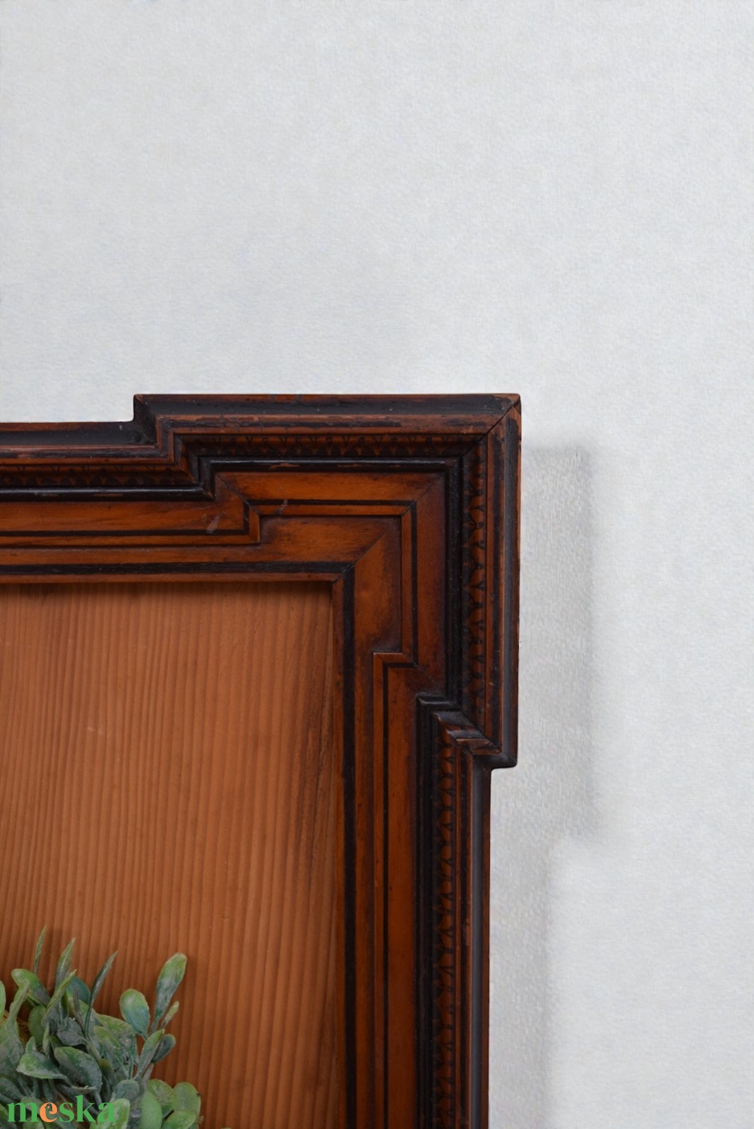 Antik tükör keret...koszorú akasztó - otthon & életmód - virágdekoráció - virágdíszek - dekor koszorúk, kopogtatók - Meska.hu