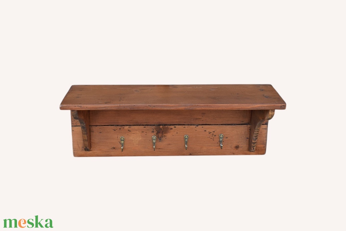 Farmhouse akasztós fa polc..... - otthon & életmód - bútor - polc - Meska.hu