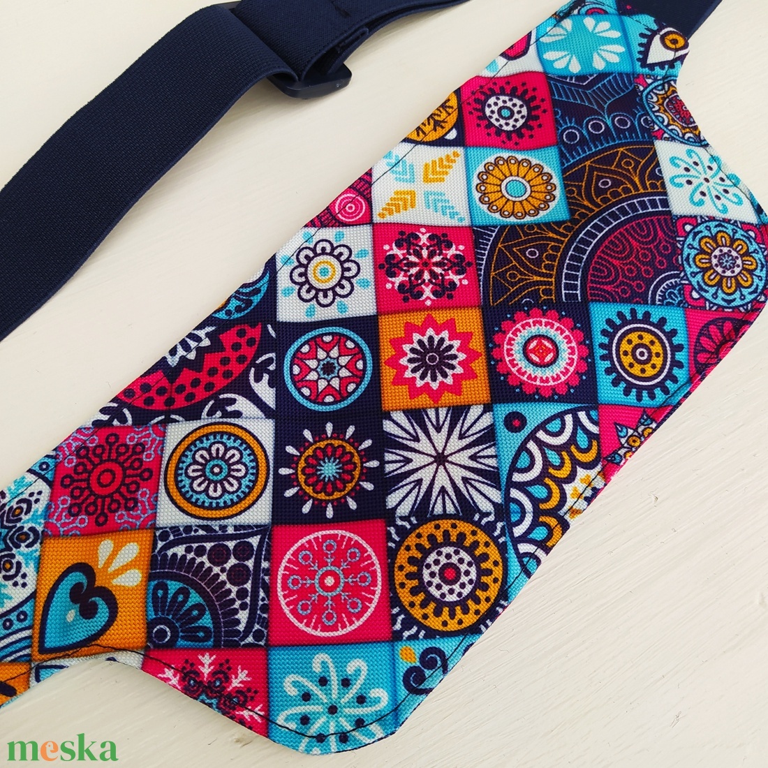 Csempemintás futós övtáska  - táska & tok - övtáska - Meska.hu Csempemintás futós övtáska  - táska & tok - övtáska - Meska.hu