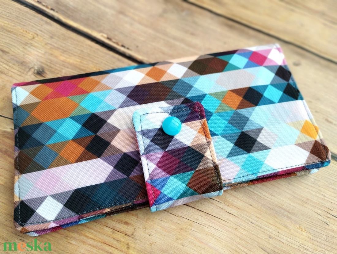 Színes pénztárca - táska & tok - pénztárca & más tok - pénztárca - női pénztárca - Meska.hu