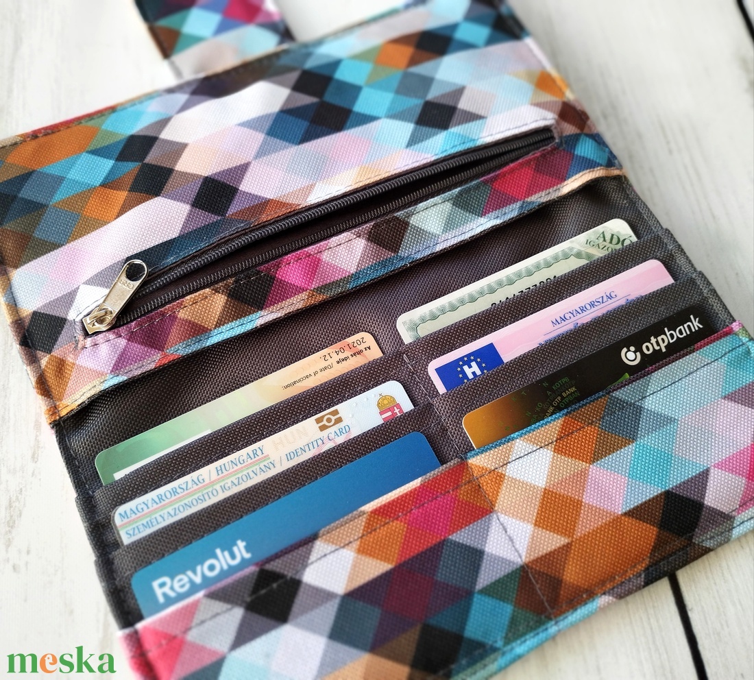 Színes pénztárca - táska & tok - pénztárca & más tok - pénztárca - női pénztárca - Meska.hu