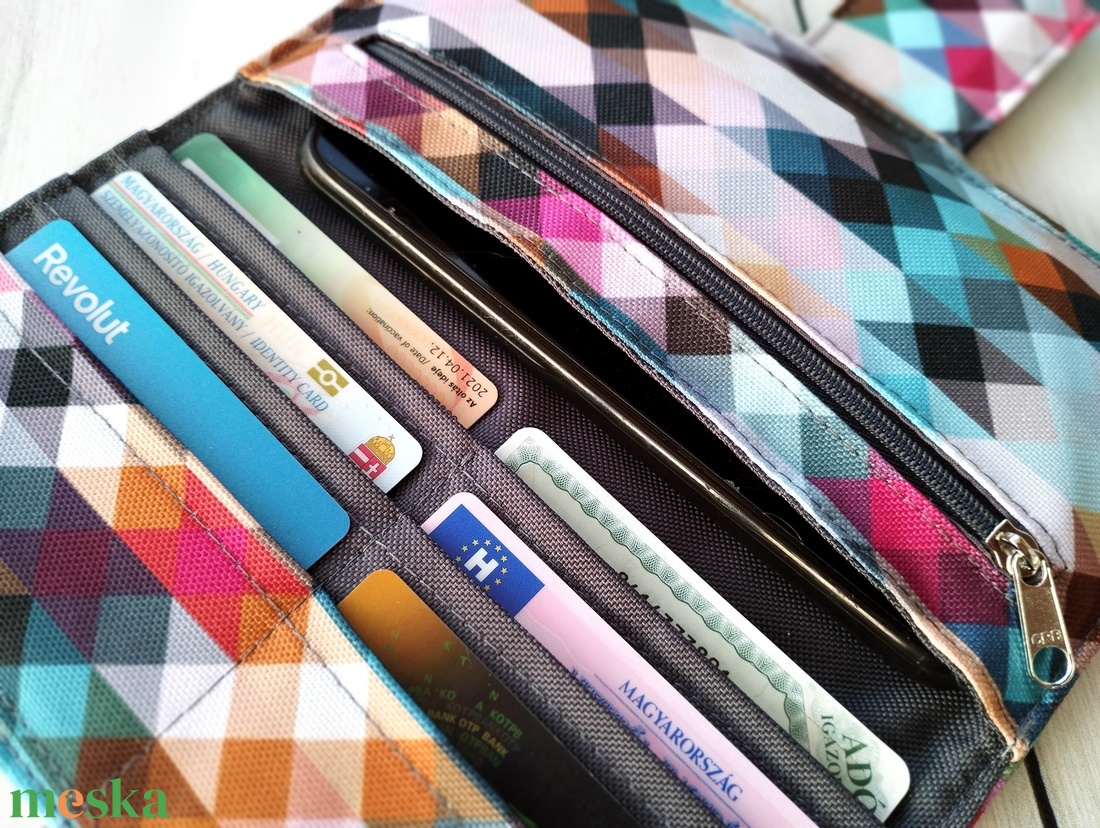 Színes pénztárca - táska & tok - pénztárca & más tok - pénztárca - női pénztárca - Meska.hu