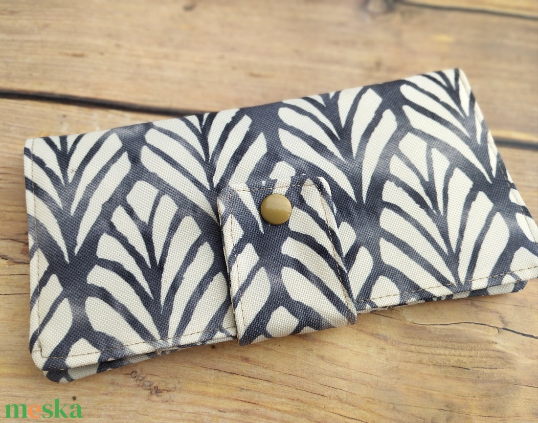 Szürke mintás pénztárca - táska & tok - pénztárca & más tok - pénztárca - női pénztárca - Meska.hu