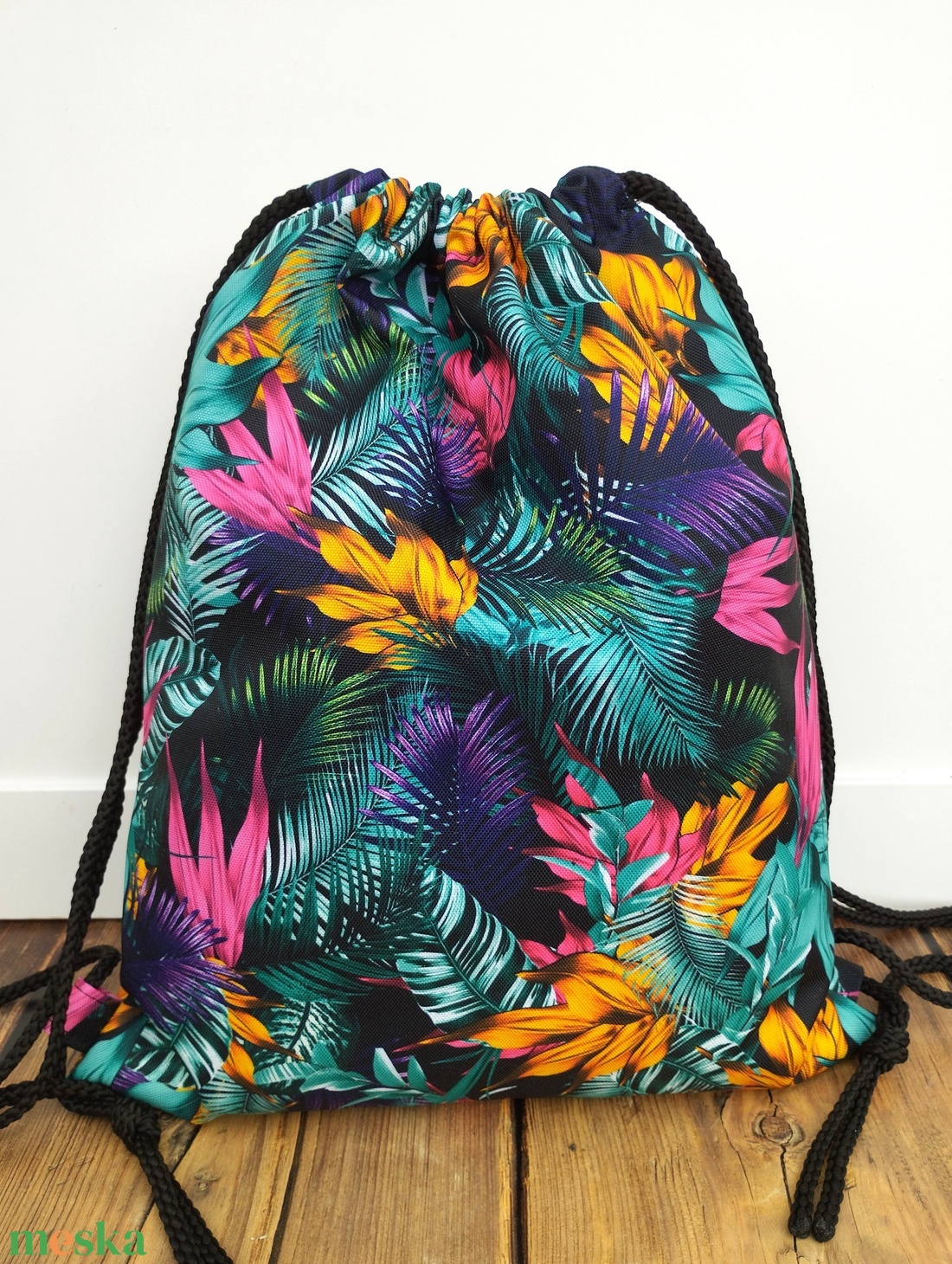 Leveles vízlepergetős tornazsák/gymbag - táska & tok - hátizsák - tornazsák, gymbag - Meska.hu