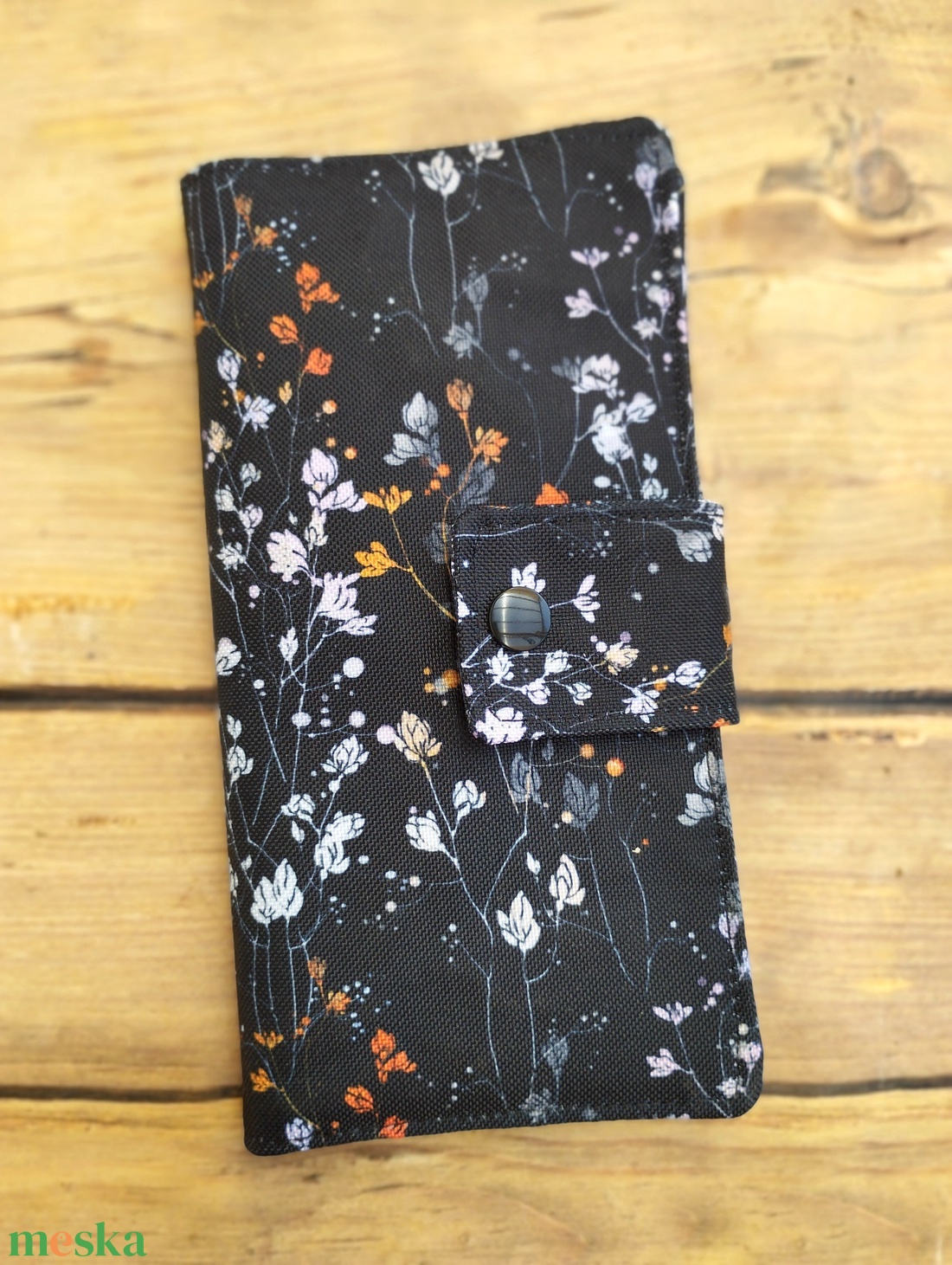 Virágos pénztárca - táska & tok - pénztárca & más tok - pénztárca - női pénztárca - Meska.hu