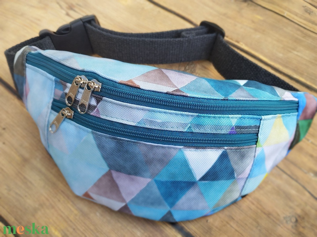 Türkiz gyerek övtáska  - táska & tok - övtáska - Meska.hu