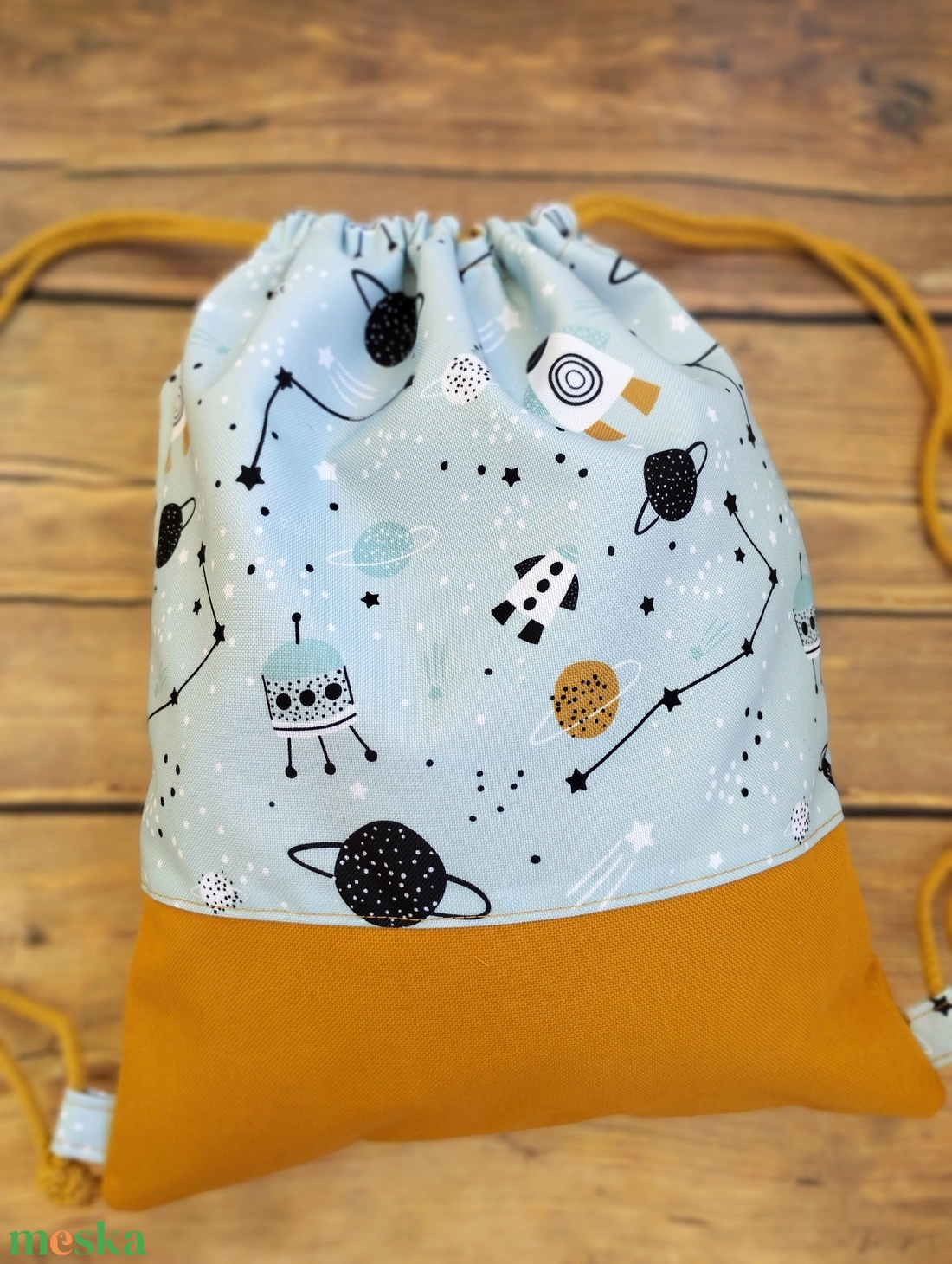 Űrhajós tornazsák - táska & tok - hátizsák - tornazsák, gymbag - Meska.hu