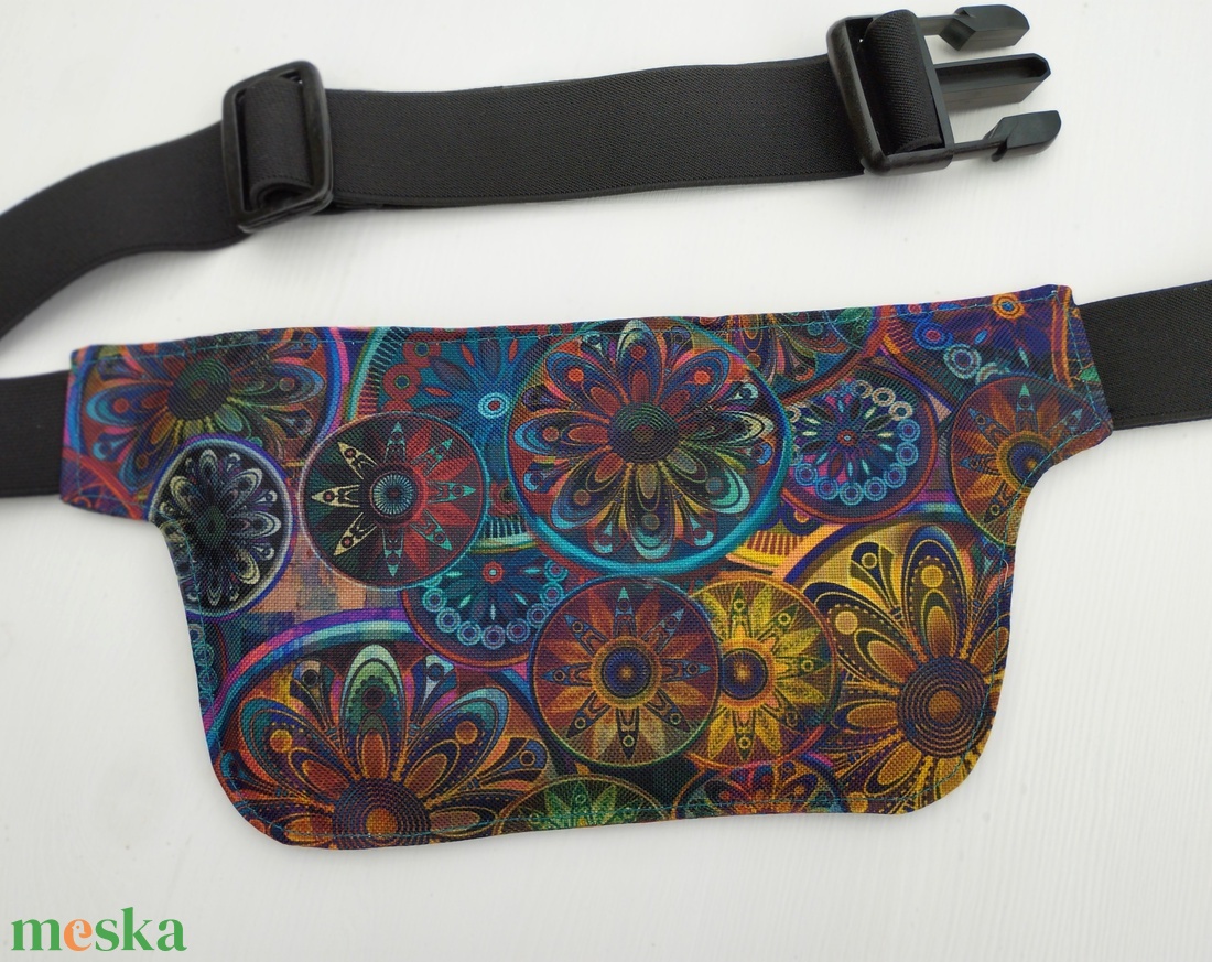 Mandalás futós övtáska  - táska & tok - övtáska - Meska.hu