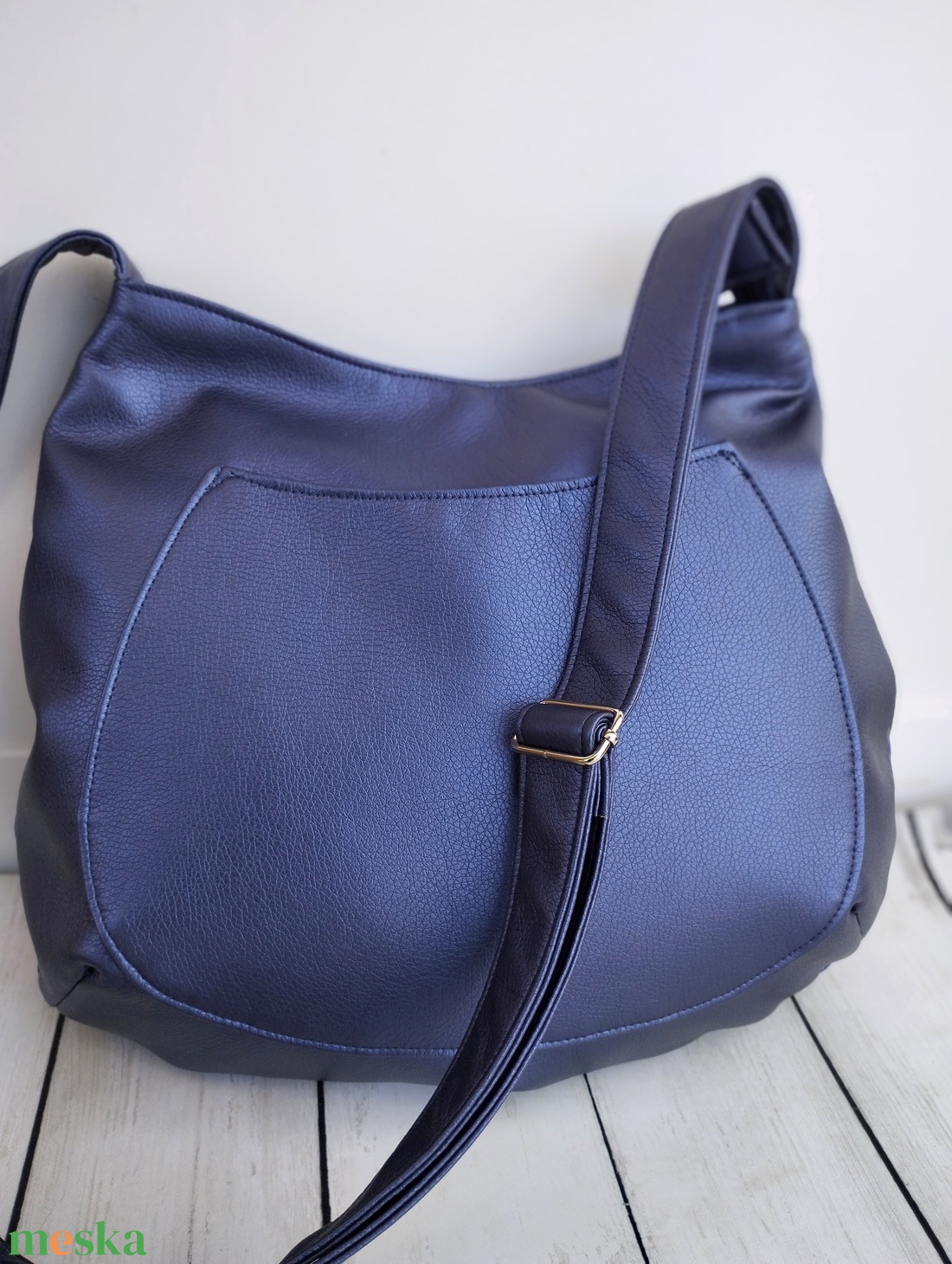 Metálkék textilbőr válltáska - táska & tok - kézitáska & válltáska - válltáska - Meska.hu Metálkék textilbőr válltáska - táska & tok - kézitáska & válltáska - válltáska - Meska.hu