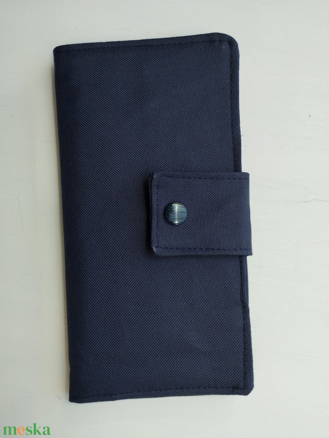 Sötétkék pénztárca - táska & tok - pénztárca & más tok - pénztárca - női pénztárca - Meska.hu