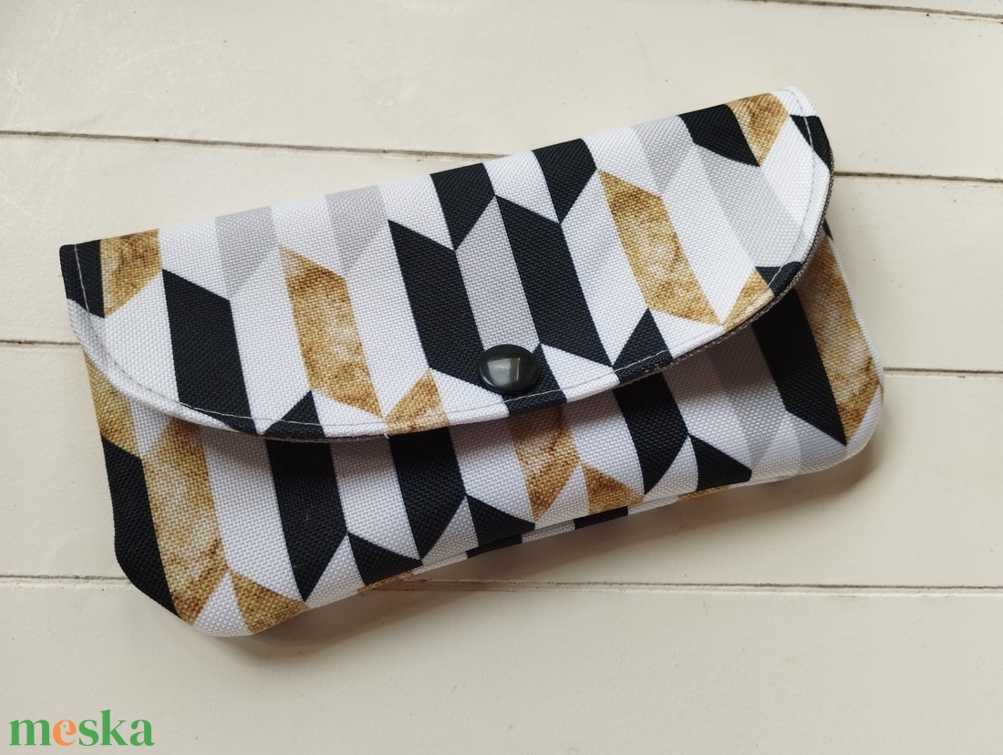 Pipere szett, geometriai mintás  - táska & tok - neszesszer - Meska.hu