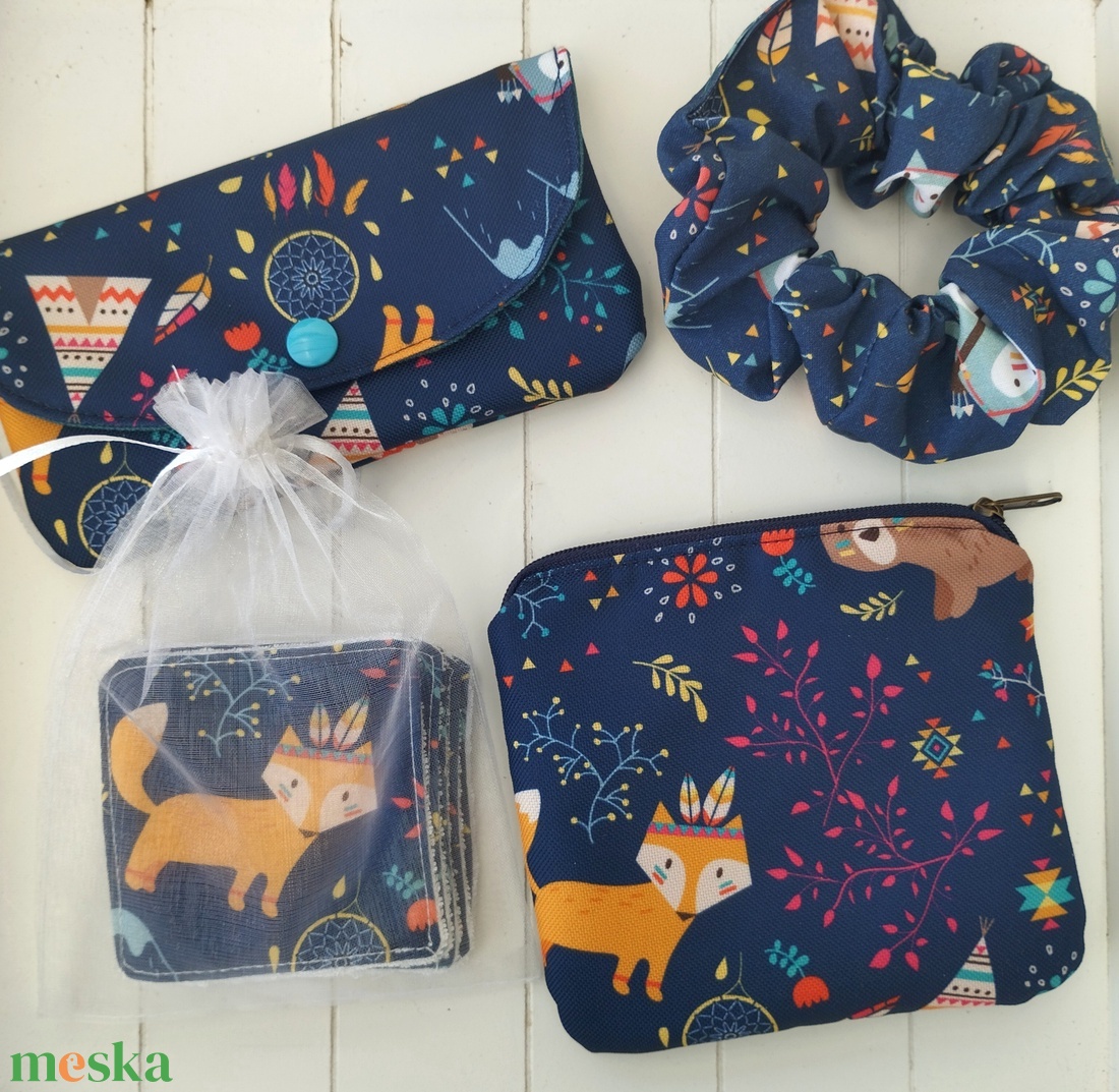 Pipere szett, erdei állatos  - táska & tok - neszesszer - Meska.hu