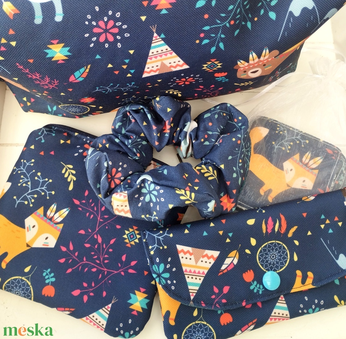 Pipere szett, erdei állatos  - táska & tok - neszesszer - Meska.hu