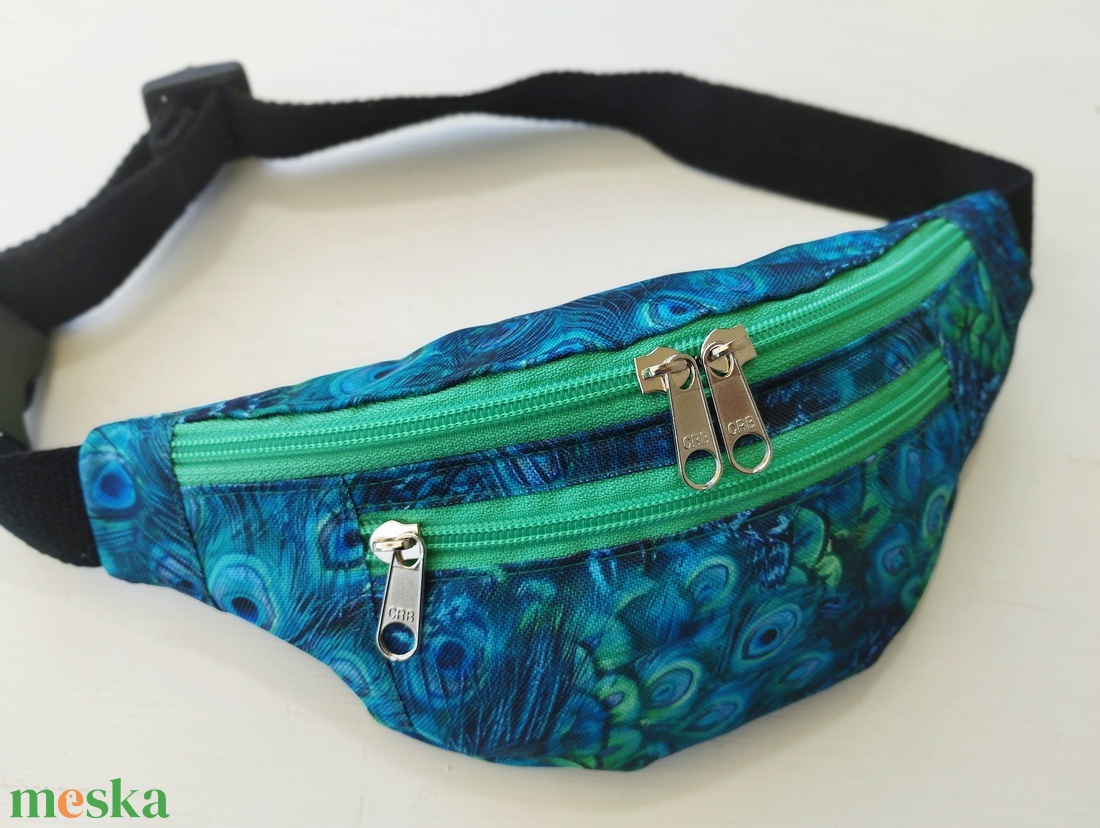 Türkiz gyerek övtáska  - táska & tok - övtáska - Meska.hu