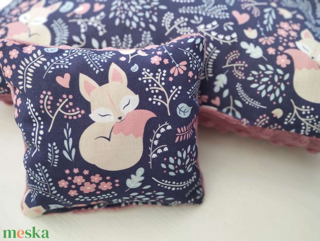 Rókás párna levendulapárnával - otthon & életmód - babaszoba, gyerekszoba - gyerek díszpárna - Meska.hu