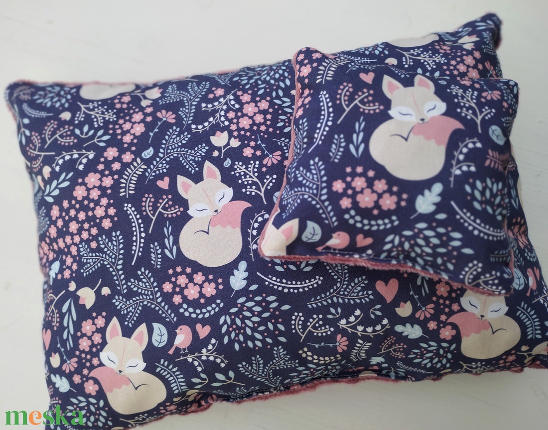 Rókás párna levendulapárnával - otthon & életmód - babaszoba, gyerekszoba - gyerek díszpárna - Meska.hu
