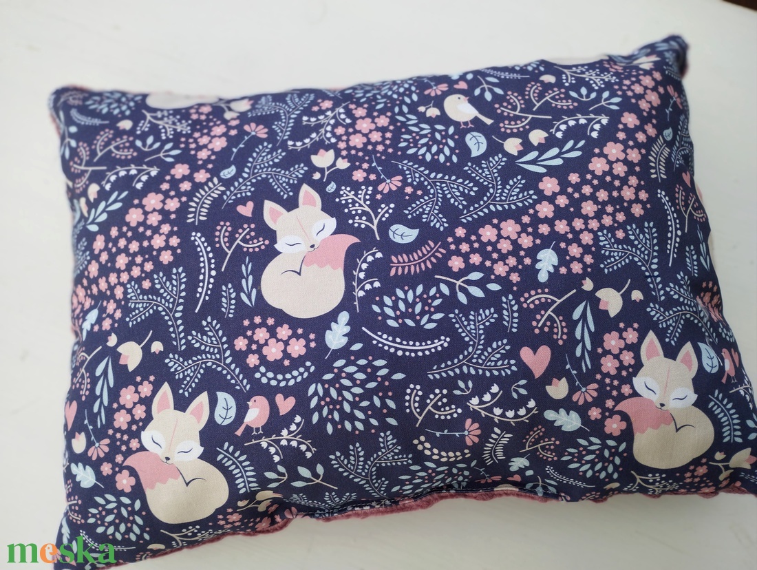 Rókás párna levendulapárnával - otthon & életmód - babaszoba, gyerekszoba - gyerek díszpárna - Meska.hu