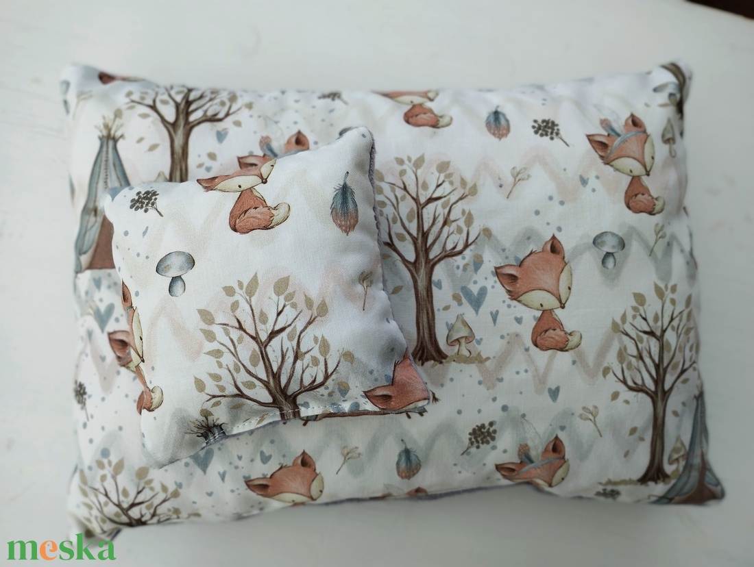 Erdei állatos párna levendulapárnával - otthon & életmód - babaszoba, gyerekszoba - gyerek díszpárna - Meska.hu