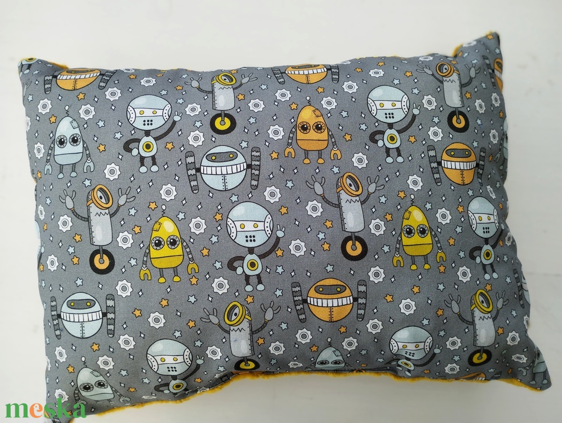Robotos párna levendulapárnával - otthon & életmód - babaszoba, gyerekszoba - gyerek díszpárna - Meska.hu