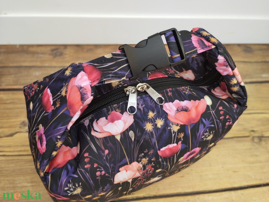 Pipacsos lunch bag - táska & tok - uzsonna- & ebéd tartó - ebéd tasak, doboz - Meska.hu