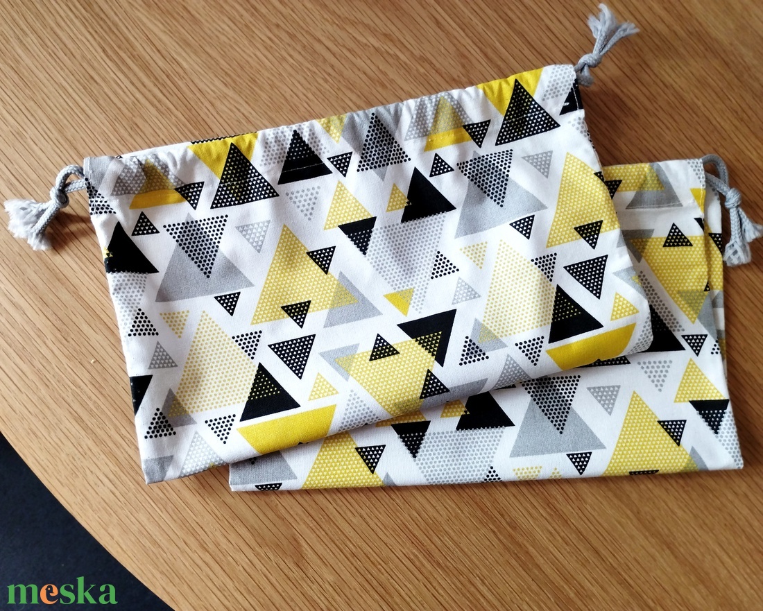 Pamutvászon újratasak 2 db/csomag - táska & tok - bevásárlás & shopper táska - zöldség/gyümölcs zsák - Meska.hu