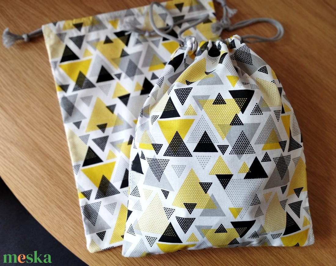 Pamutvászon újratasak 2 db/csomag - táska & tok - bevásárlás & shopper táska - zöldség/gyümölcs zsák - Meska.hu