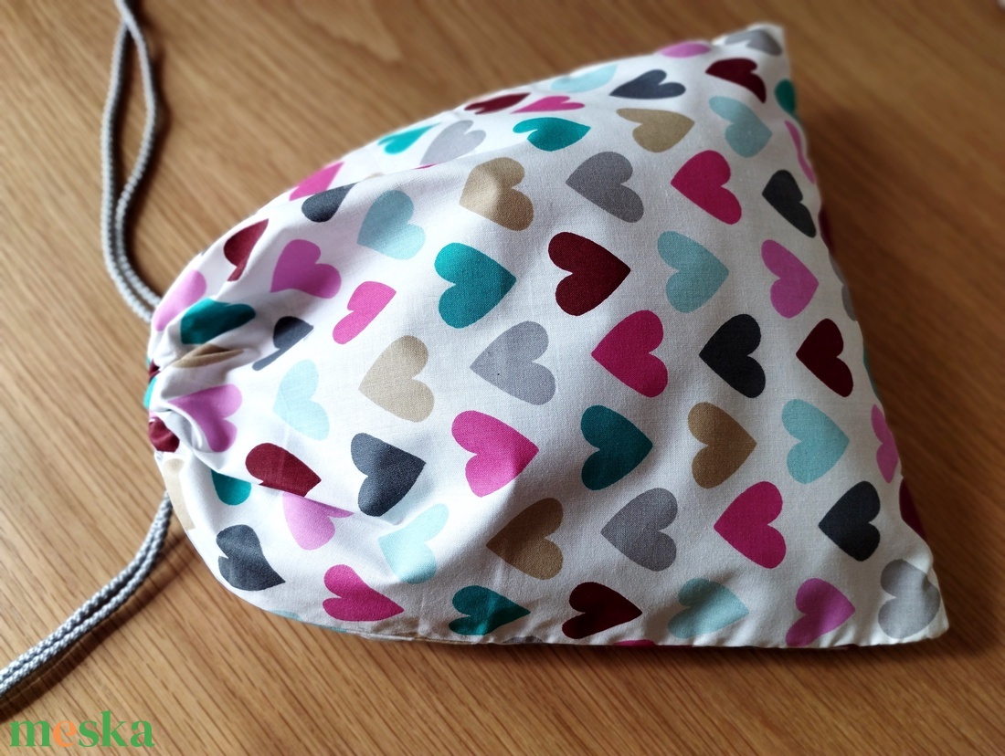 Szívecskés újratasak 2 db/csomag - táska & tok - bevásárlás & shopper táska - zöldség/gyümölcs zsák - Meska.hu