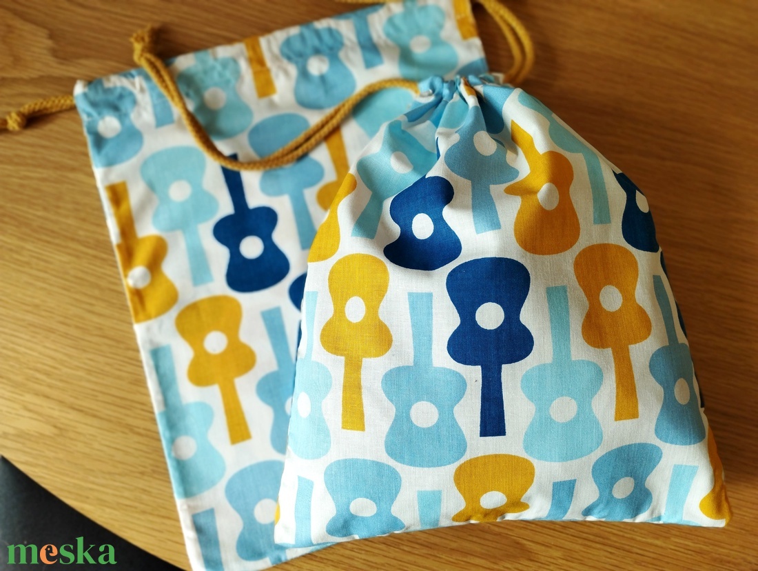 Gitáros újratasak 2 db/csomag - táska & tok - bevásárlás & shopper táska - zöldség/gyümölcs zsák - Meska.hu