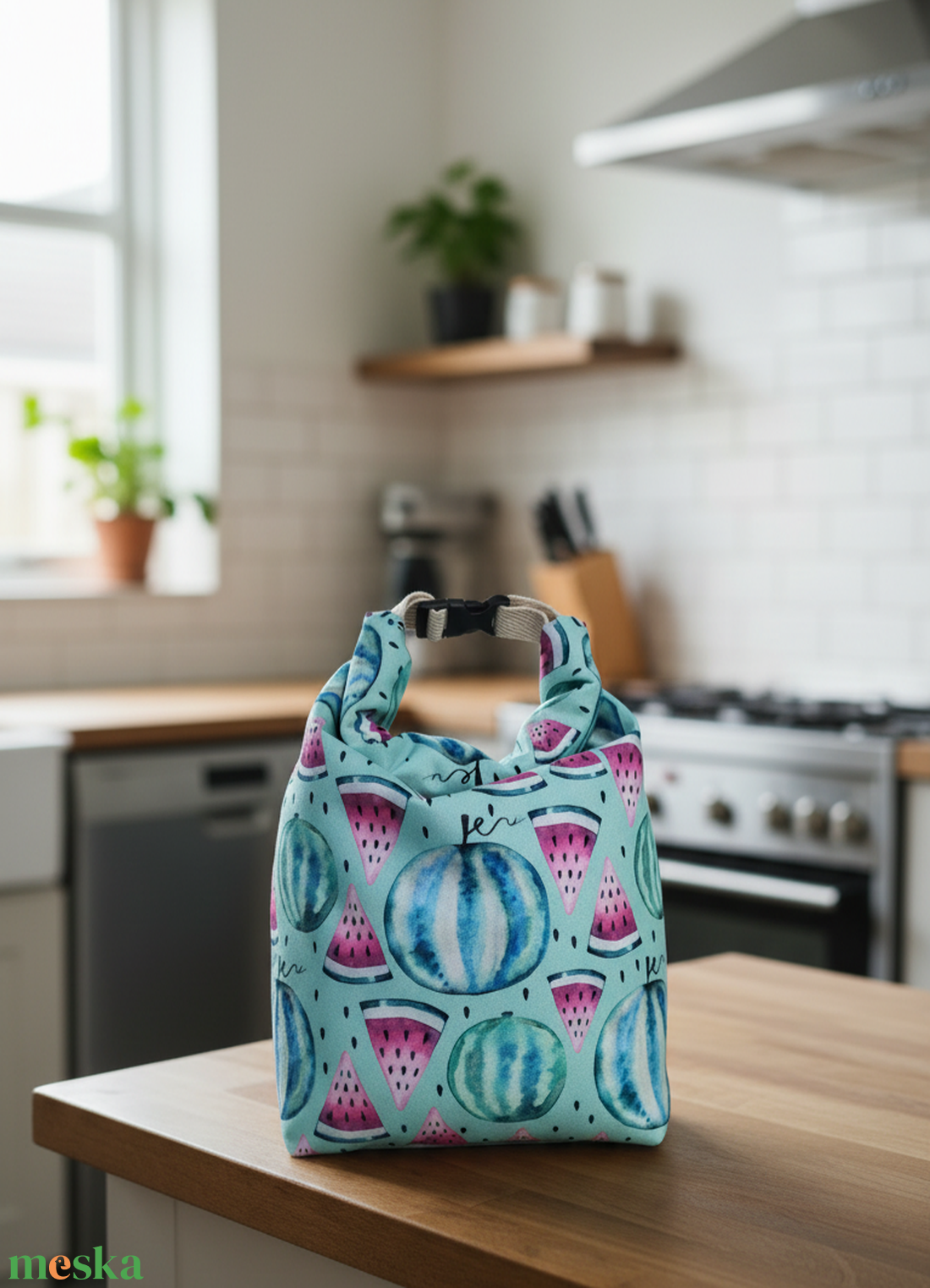 Dinnyés lunch bag - táska & tok - uzsonna- & ebéd tartó - ebéd tasak, doboz - Meska.hu