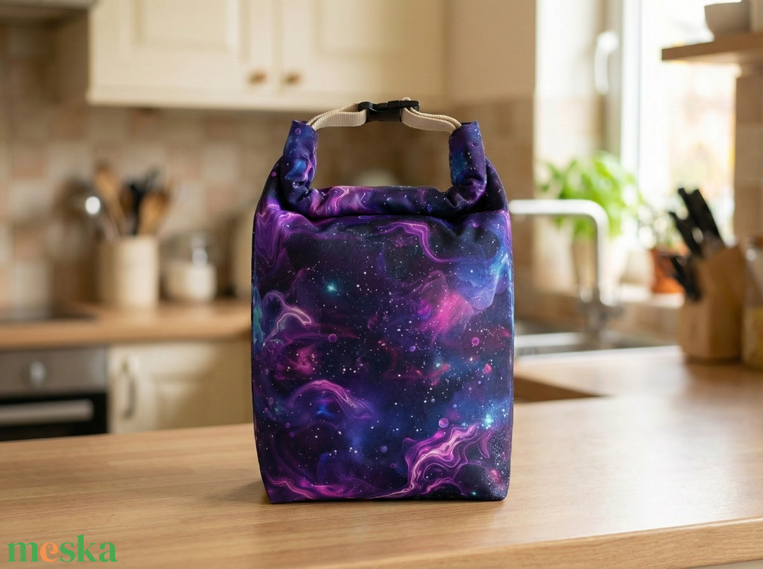 Galaxisos lunch bag - táska & tok - uzsonna- & ebéd tartó - ebéd tasak, doboz - Meska.hu