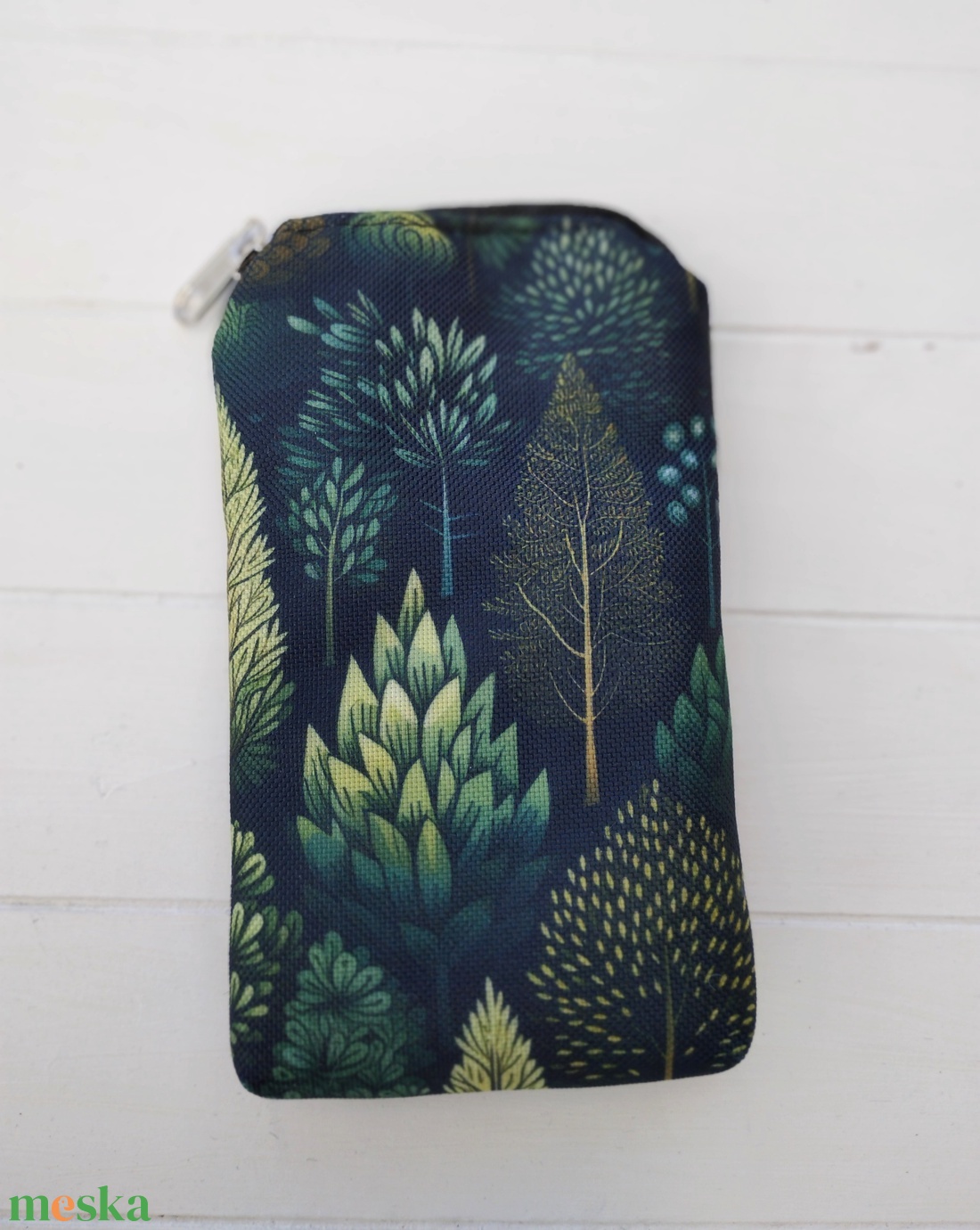 Erdőmintás tok - táska & tok - pénztárca & más tok - aprópénztartó - Meska.hu