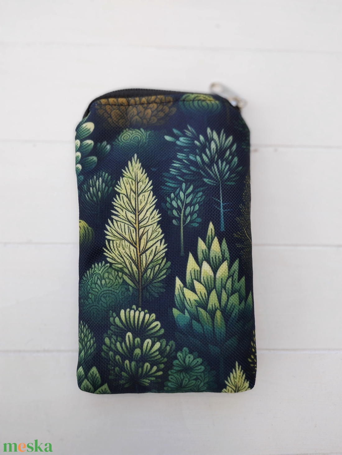 Erdőmintás tok - táska & tok - pénztárca & más tok - aprópénztartó - Meska.hu