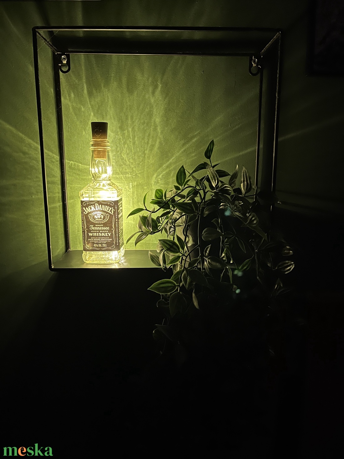 Jack Daniels világító üveg dekoráció - otthon & életmód - dekoráció - asztal és polc dekoráció - díszüveg - Meska.hu Jack Daniels világító üveg dekoráció - otthon & életmód - dekoráció - asztal és polc dekoráció - díszüveg - Meska.hu