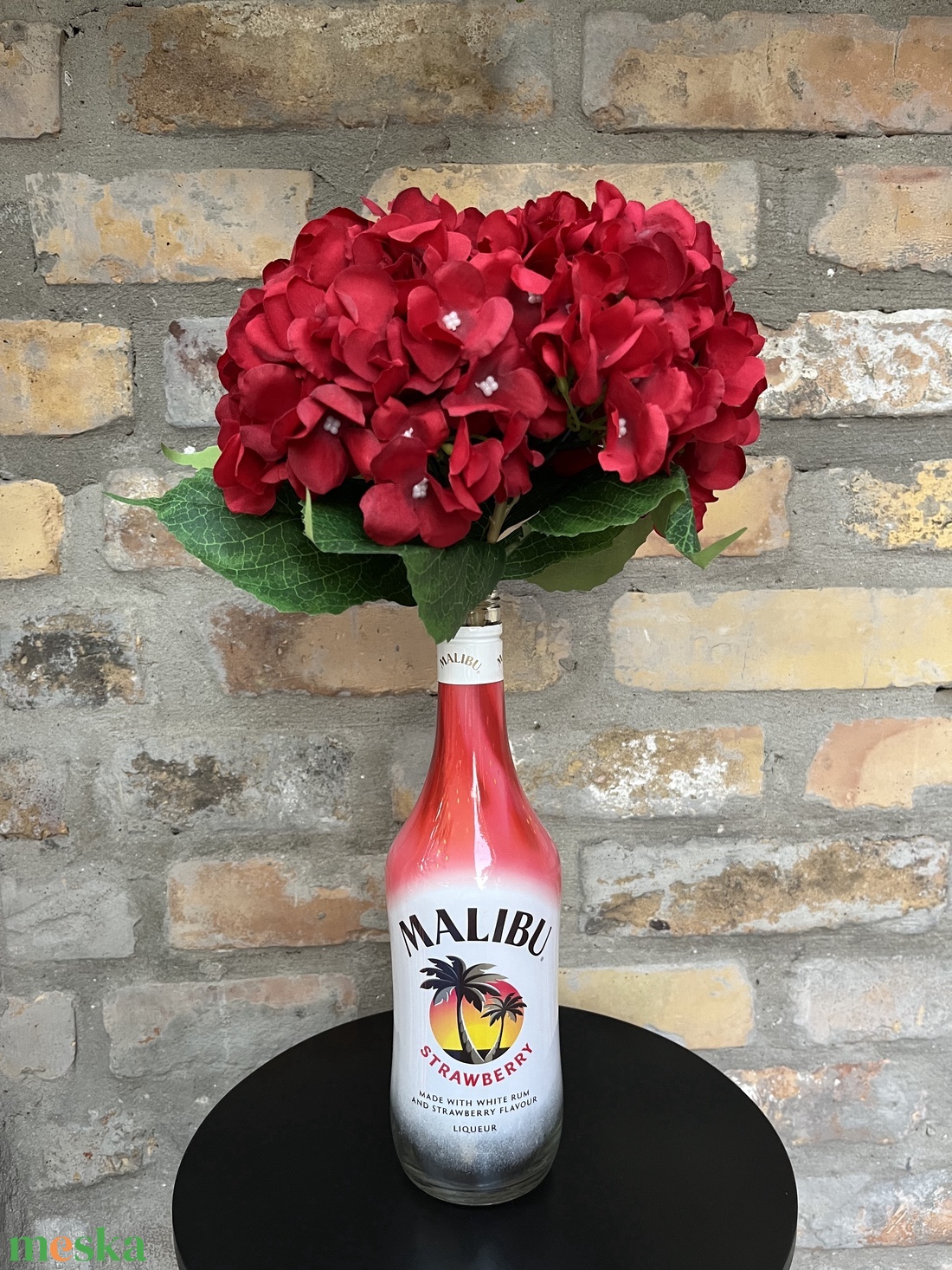 Malibu Strawberry művirág dekoráció  - otthon & életmód - dekoráció - virágdísz és tartó - váza - Meska.hu