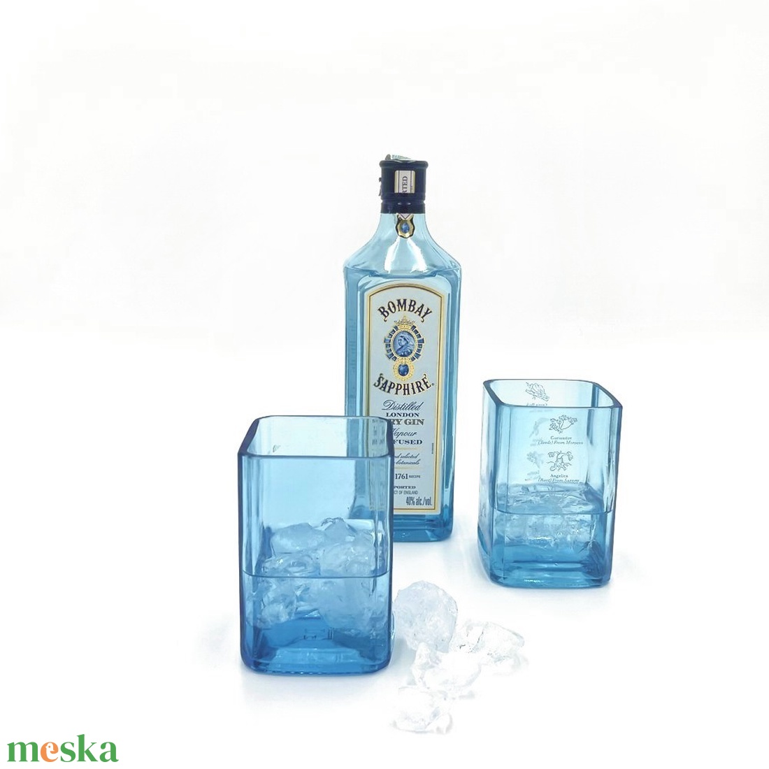 Palack Bombay Gin pohár készlet : 6 db pohár - otthon & életmód - konyhafelszerelés, tálalás - tálalás - pohár - Meska.hu Palack Bombay Gin pohár készlet : 6 db pohár - otthon & életmód - konyhafelszerelés, tálalás - tálalás - pohár - Meska.hu