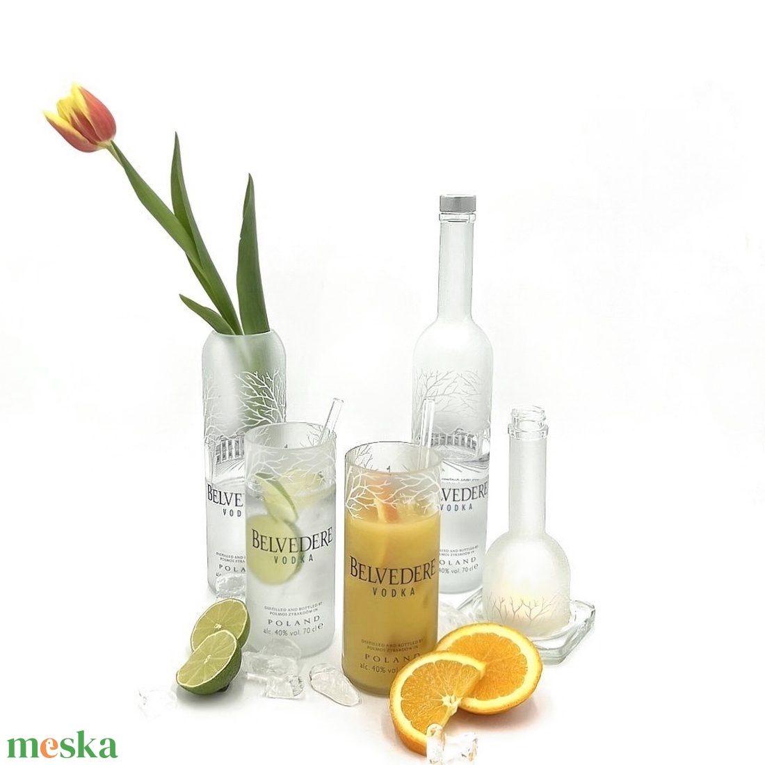Palack Belvedere Vodka pohár váza lámpa szett 8 db - otthon & életmód - konyhafelszerelés, tálalás - tálalás - pohár - Meska.hu Palack Belvedere Vodka pohár váza lámpa szett 8 db - otthon & életmód - konyhafelszerelés, tálalás - tálalás - pohár - Meska.hu