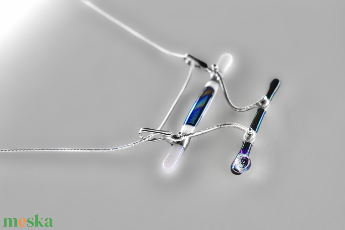 Harmatcsepp  üveg design nyaklánc - ékszer - nyaklánc - medálos nyaklánc - Meska.hu