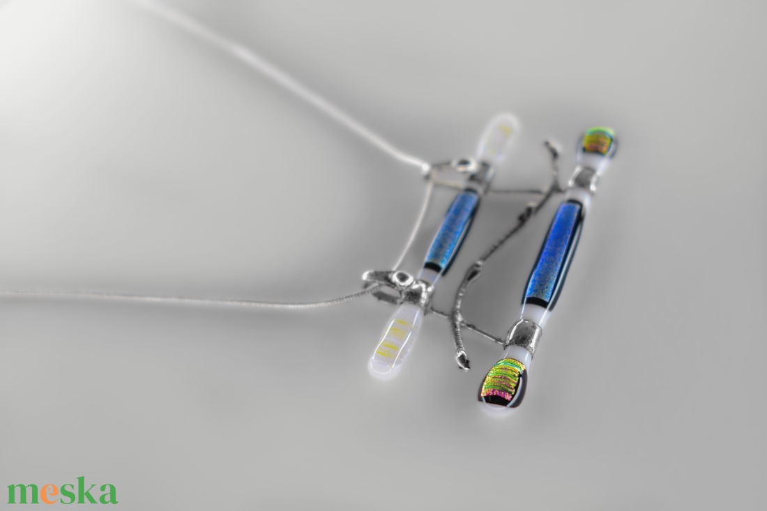 Egyensúlyban  üveg design nyaklánc - ékszer - nyaklánc - medálos nyaklánc - Meska.hu