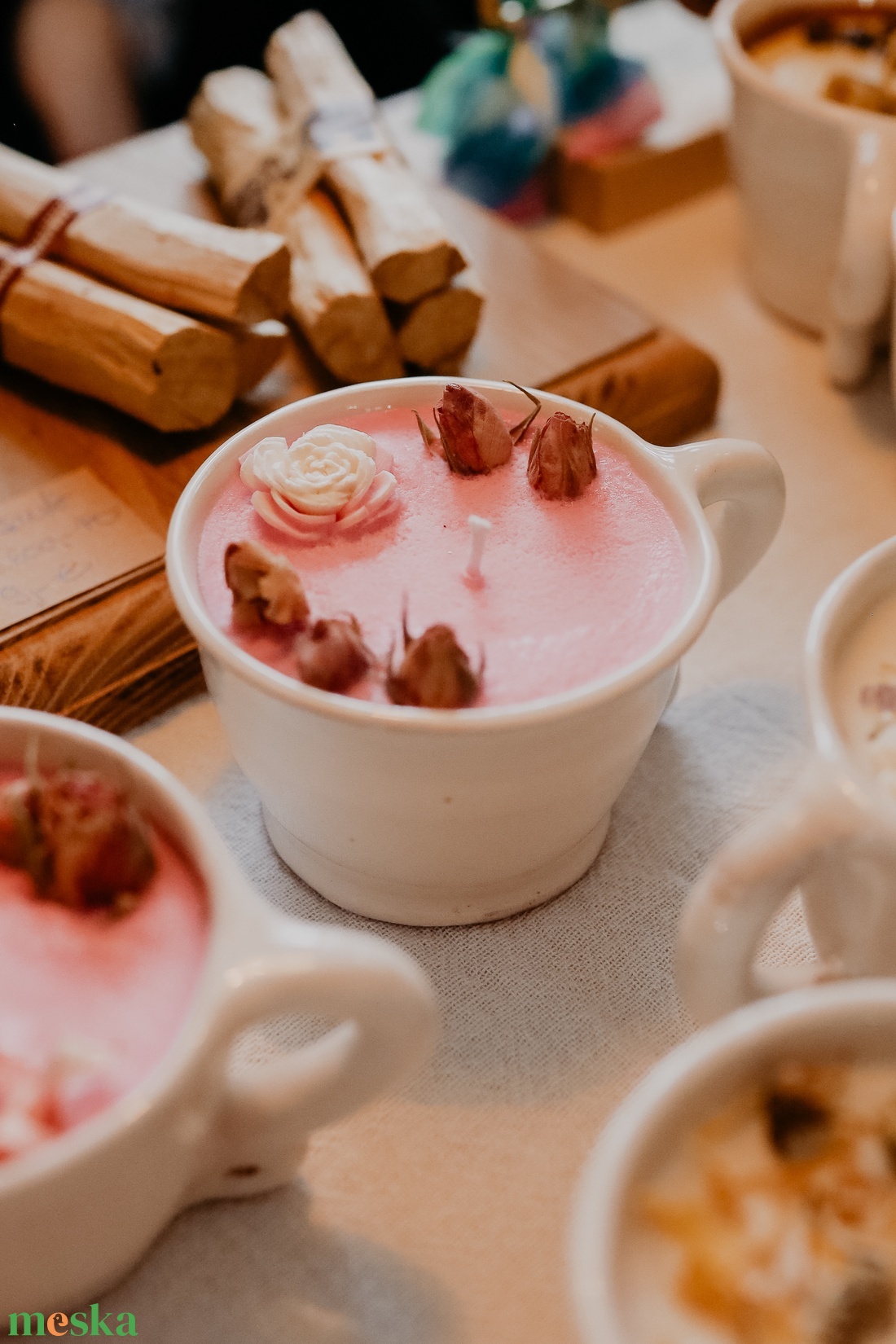 Ásványgyertya (növényi viasz) - otthon & életmód - gyertya, illat, aroma - gyertya - Meska.hu