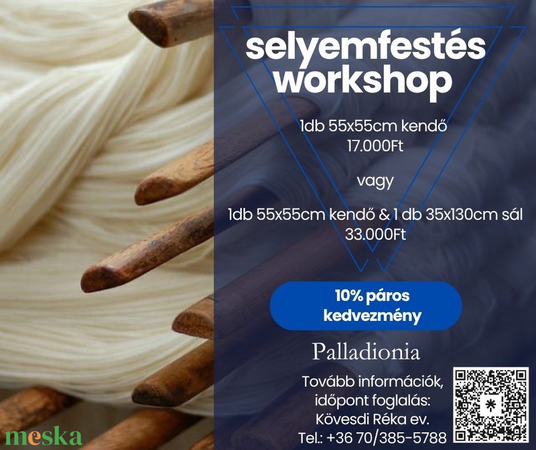 Selyemfestés workshop - diy (csináld magad) - workshop & tanfolyam - Meska.hu