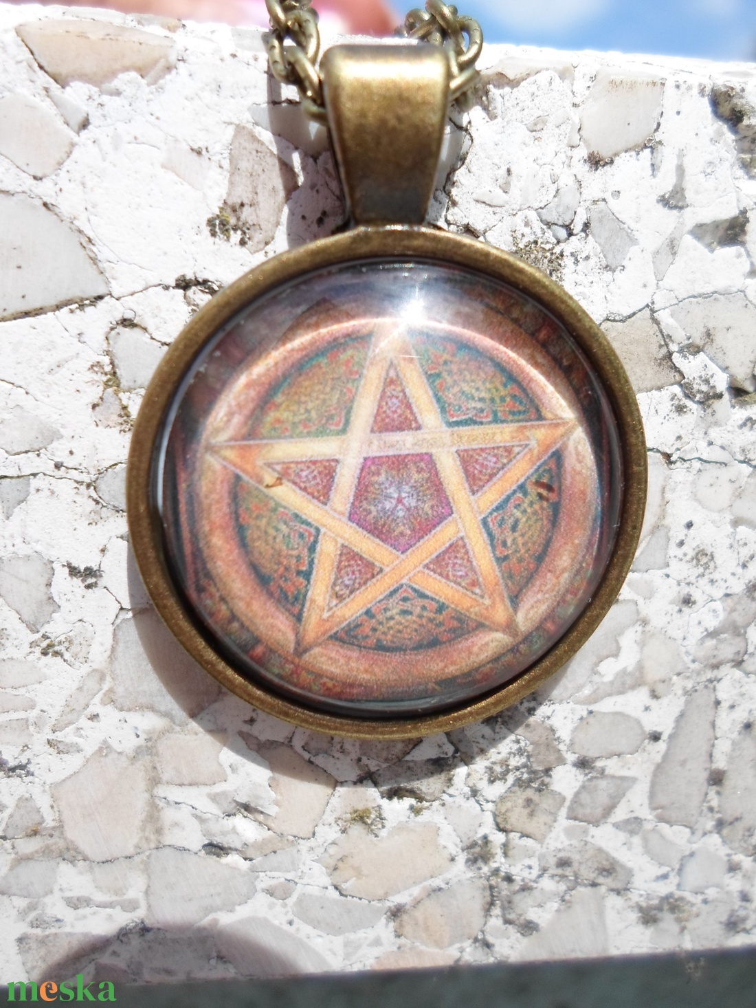 Pentagramma, a leghatékonyabb védelem! - ékszer - nyaklánc - medálos nyaklánc - Meska.hu Pentagramma, a leghatékonyabb védelem! - ékszer - nyaklánc - medálos nyaklánc - Meska.hu