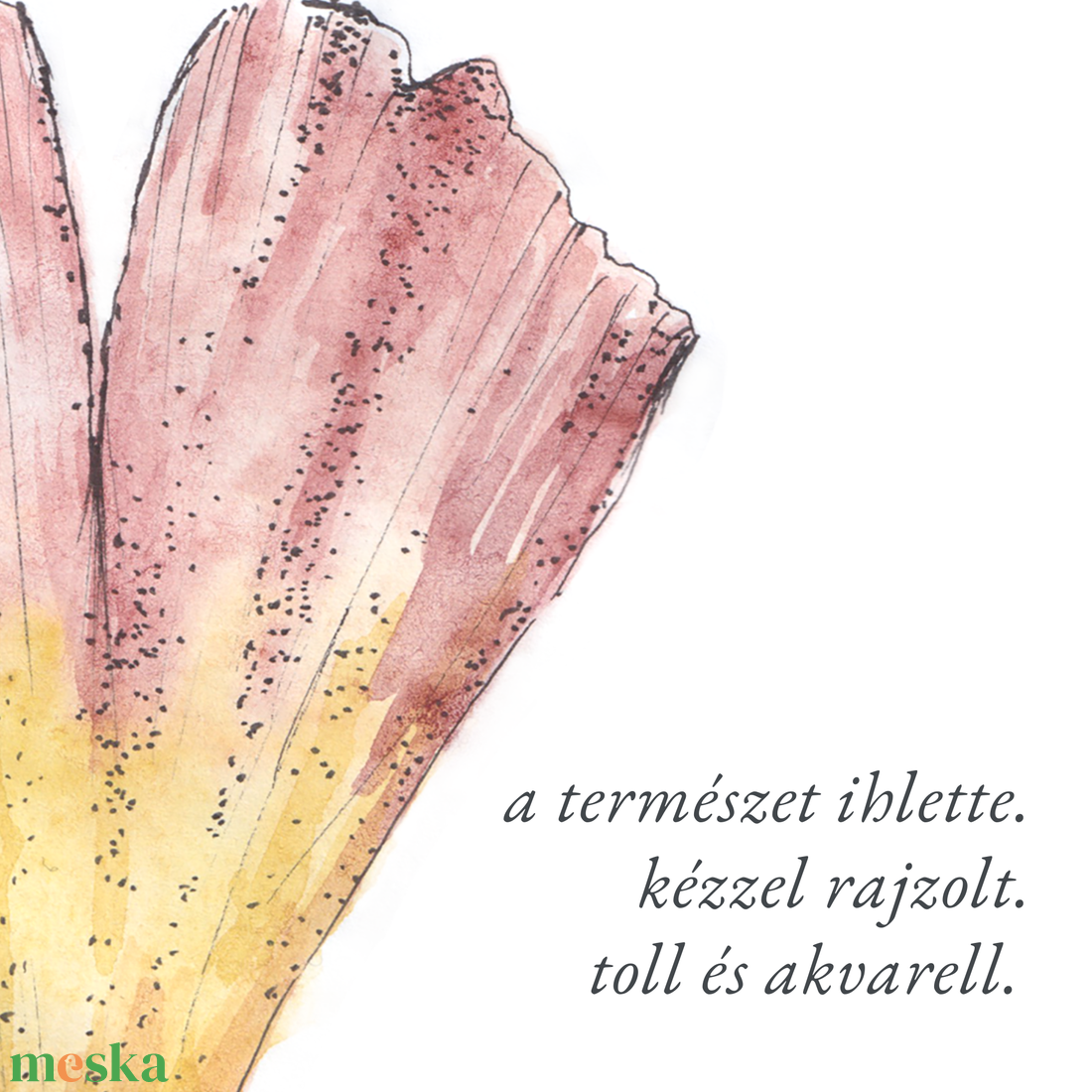 NYOMTATHATÓ Természet ihlette botanikai kép: Páfrányfenyő - művészet - grafika & illusztráció - digitális - Meska.hu