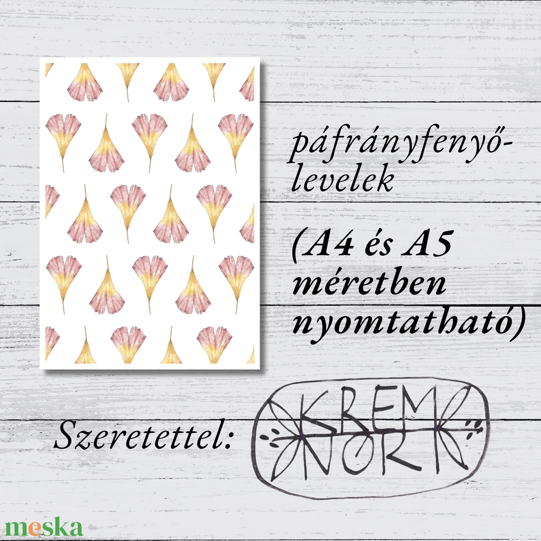 Páfrányfenyő-levelek (botanikai illusztráció) NYOMTATHATÓ  - művészet - grafika & illusztráció - digitális - Meska.hu