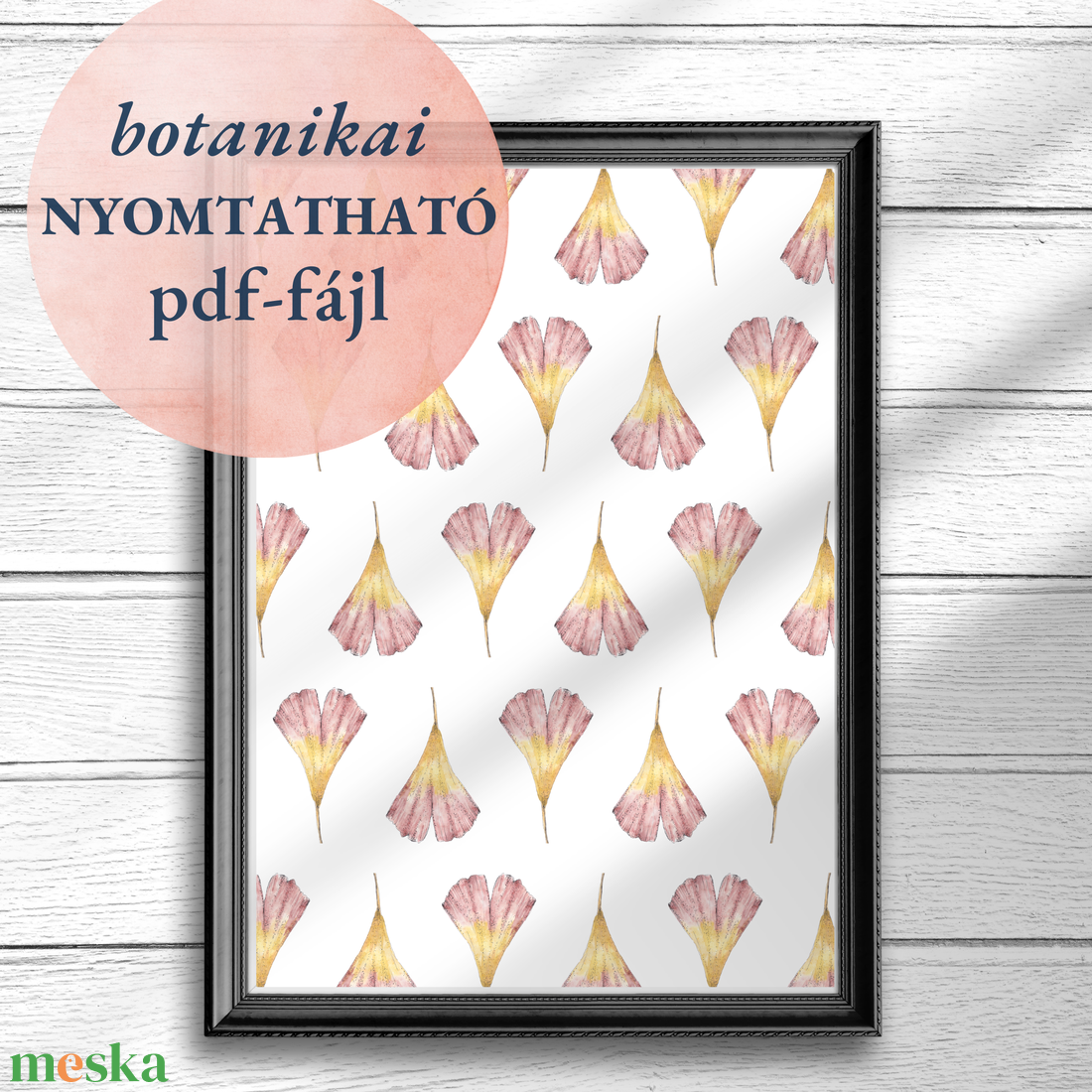 Páfrányfenyő-levelek (botanikai illusztráció) NYOMTATHATÓ  - művészet - grafika & illusztráció - digitális - Meska.hu