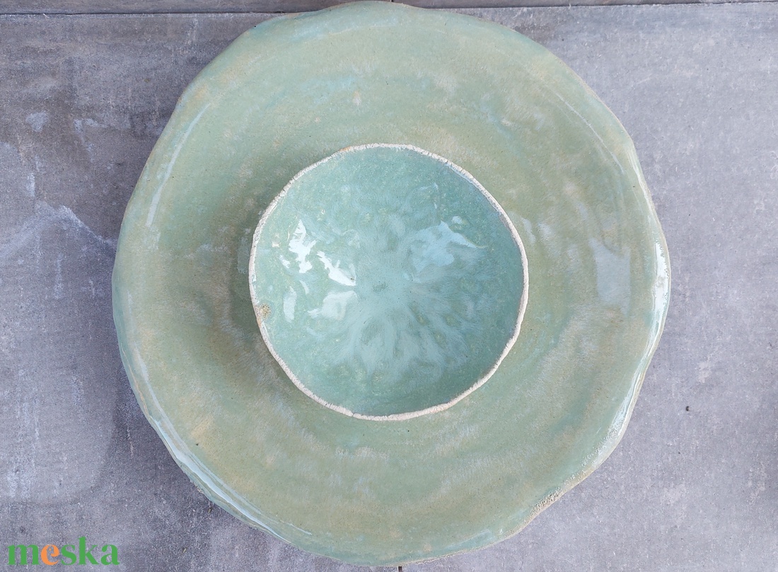 Egyedi kerámia kínálótál - otthon & életmód - konyhafelszerelés, tálalás - tálalás - kínálótál - Meska.hu