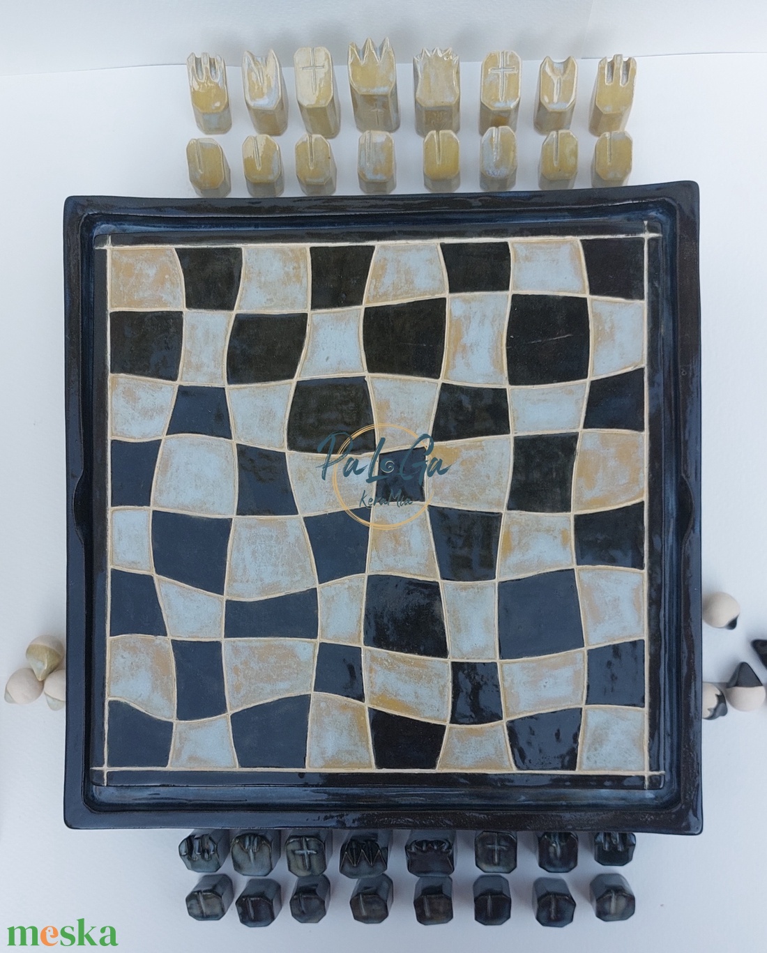 Egyedi, nagy méretű sakk készlet - játék & sport - táblajáték és kártyajáték - sakk - Meska.hu