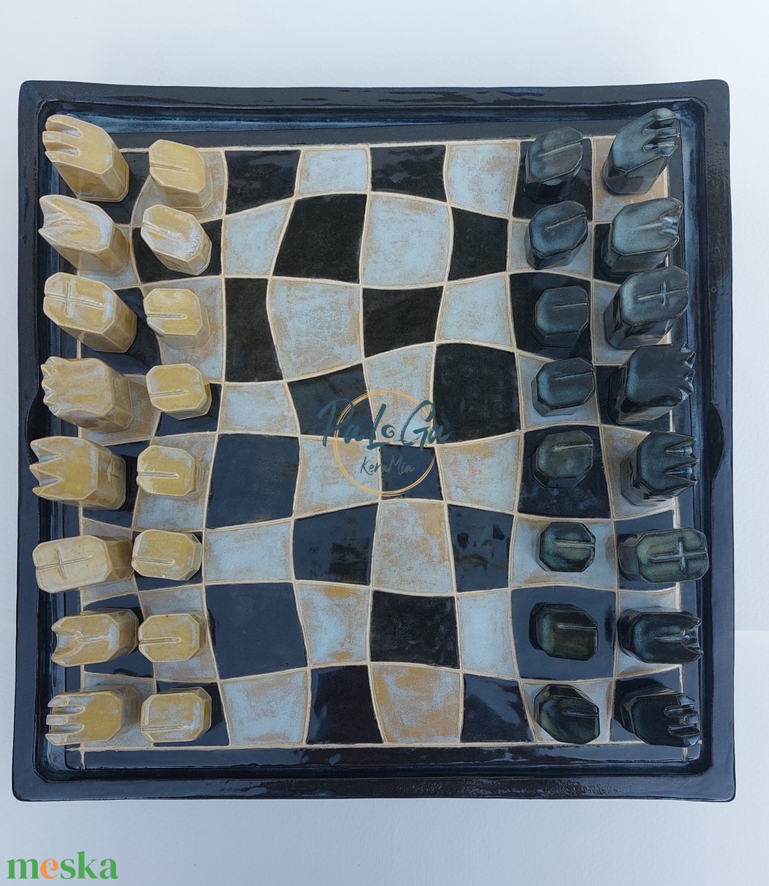 Egyedi, nagy méretű sakk készlet - játék & sport - táblajáték és kártyajáték - sakk - Meska.hu